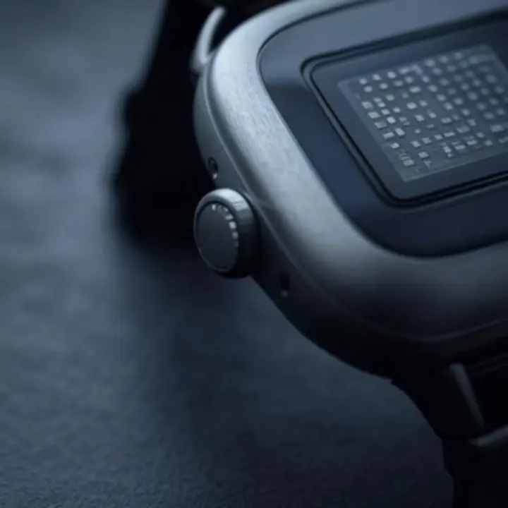 Fejlett viselhető eszköz közelről