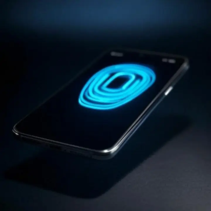 Futurisztikus zászlóshajó okostelefon render